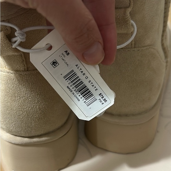 Altard State tan cloud booties size 6 NWT - Picture 4 of 4